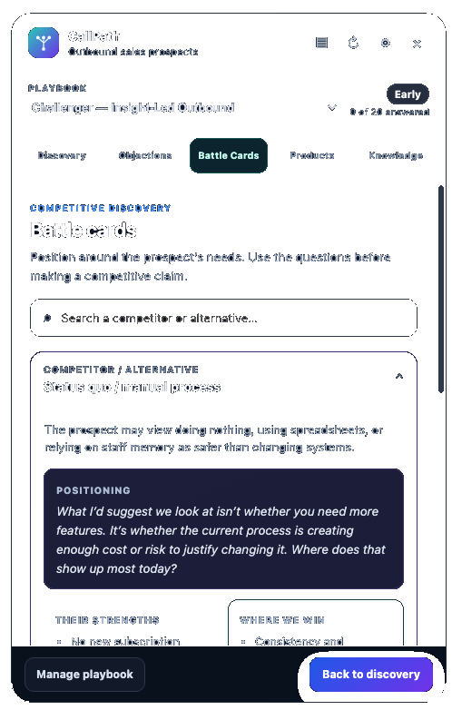 CallPath Battle Cards